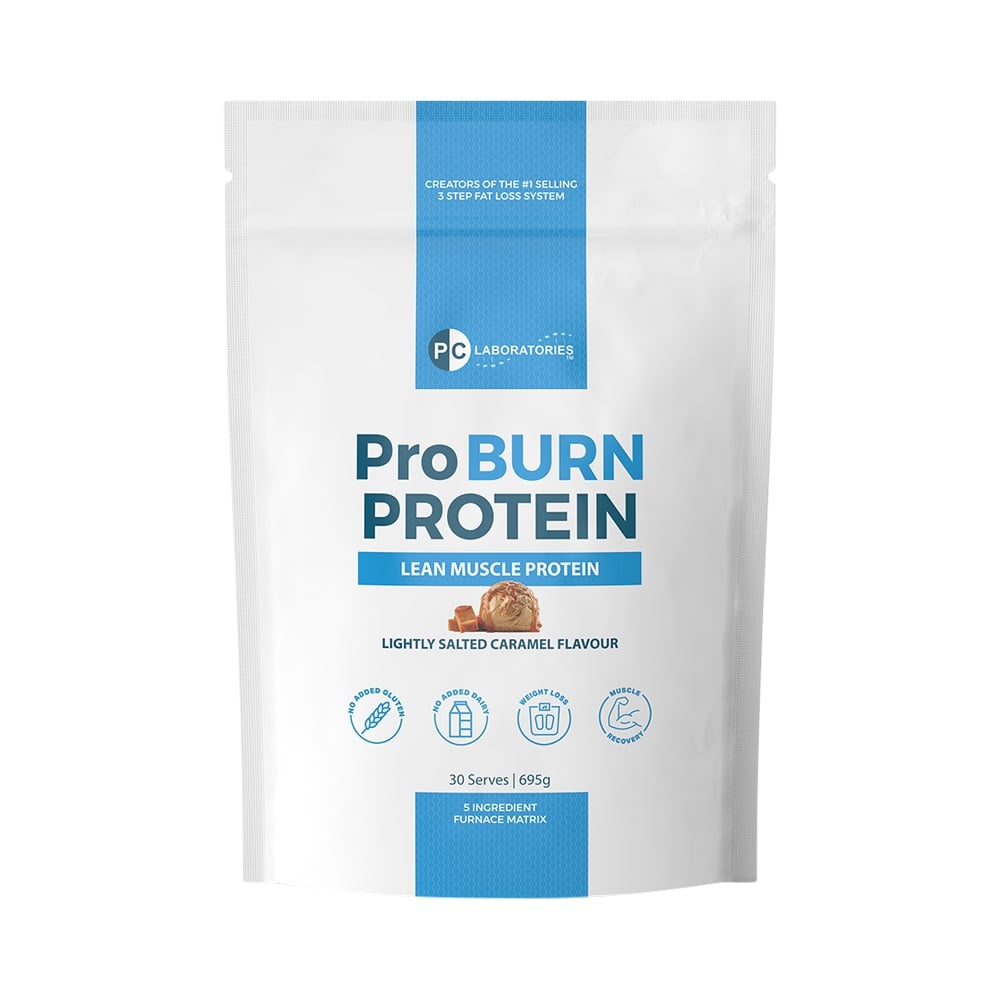 PC LABORATORIES PROBURN PROTEIN LIGHTLY SALTED CARAMEL 695G