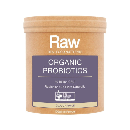 RAW REAL FOOD NUTRIENTS ORGANIC PROBIOTICS CLOUDY APPLE 100G