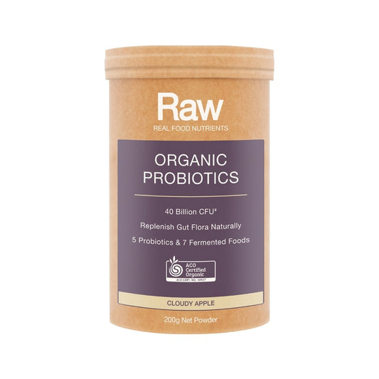RAW REAL FOOD NUTRIENTS ORGANIC PROBIOTICS CLOUDY APPLE 200G