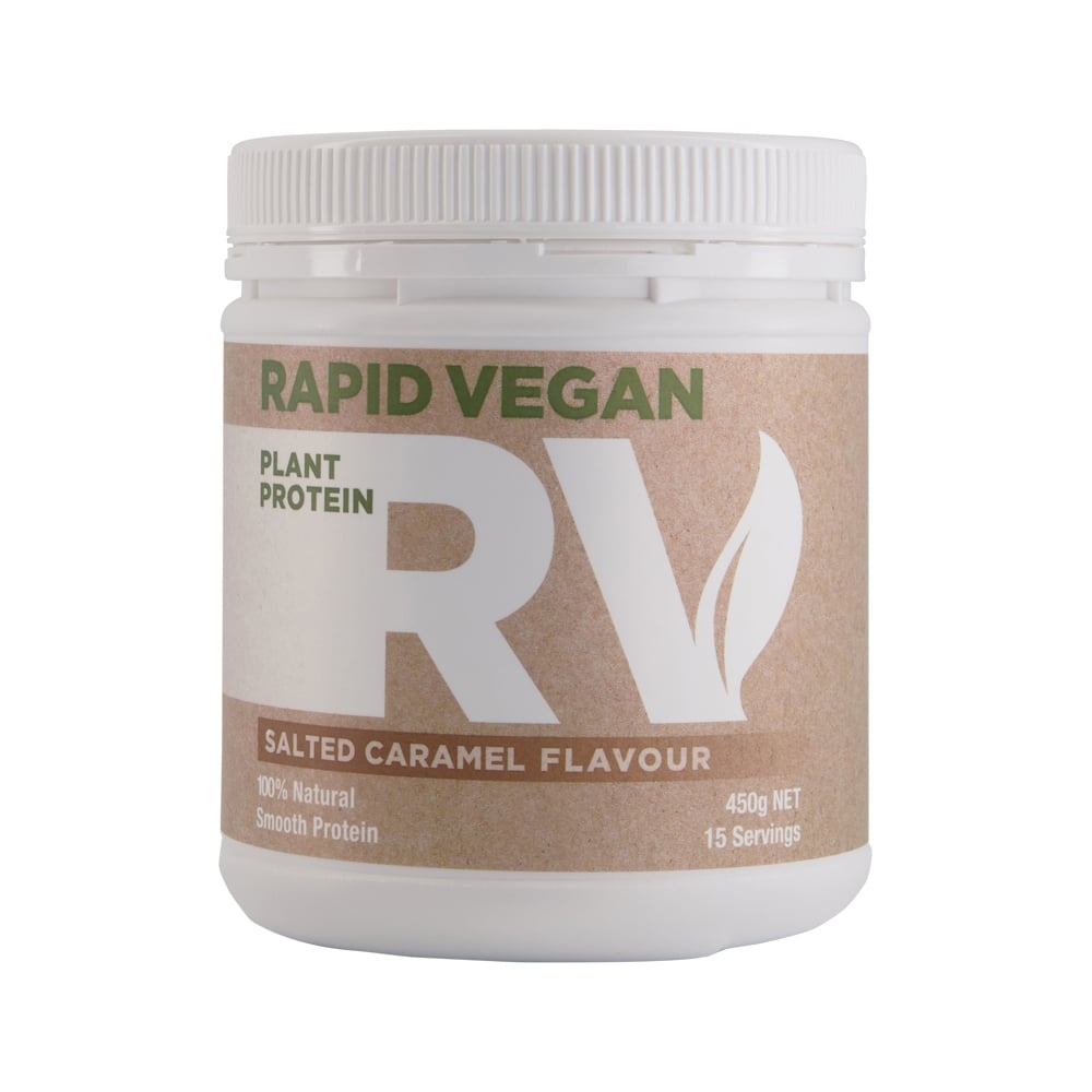 RAPID VEGAN PLANT PROTEIN SALTED CARAMEL 450G