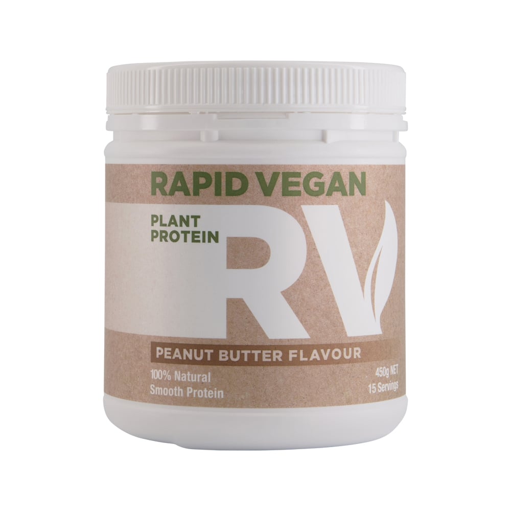 RAPID VEGAN PLANT PROTEIN PEANUT BUTTER 450G