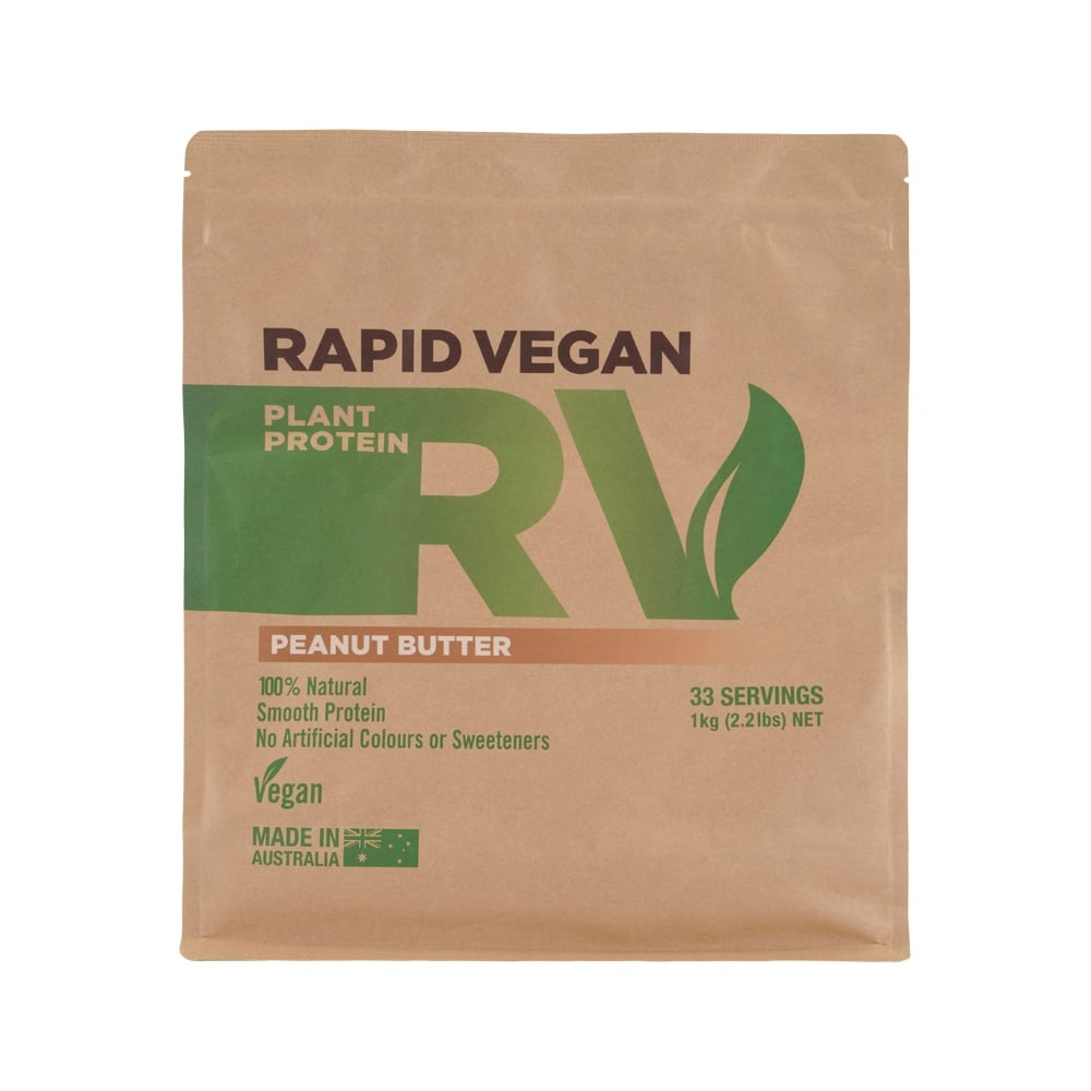 RAPID VEGAN PLANT PROTEIN PEANUT BUTTER 1KG