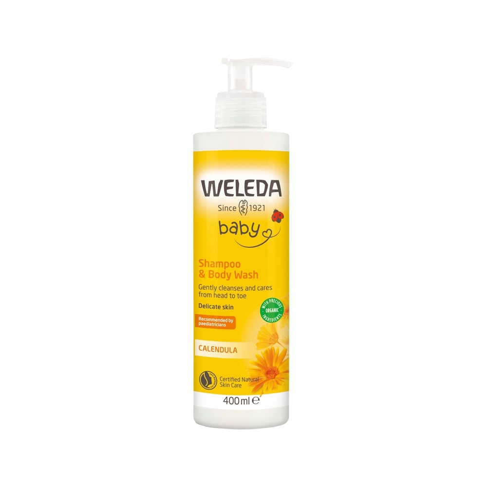 WELEDA BABY SHAMPOO & BODY WASH CALENDULA 400ML
