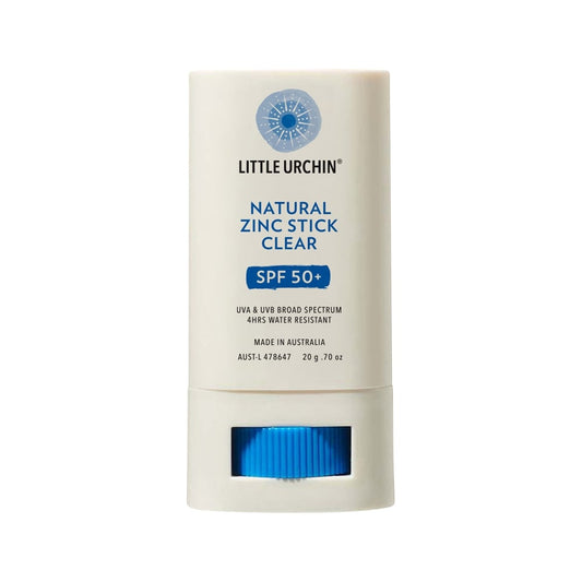 LITTLE URCHIN NATURAL ZINC STICK CLEAR SPF50+ 20G