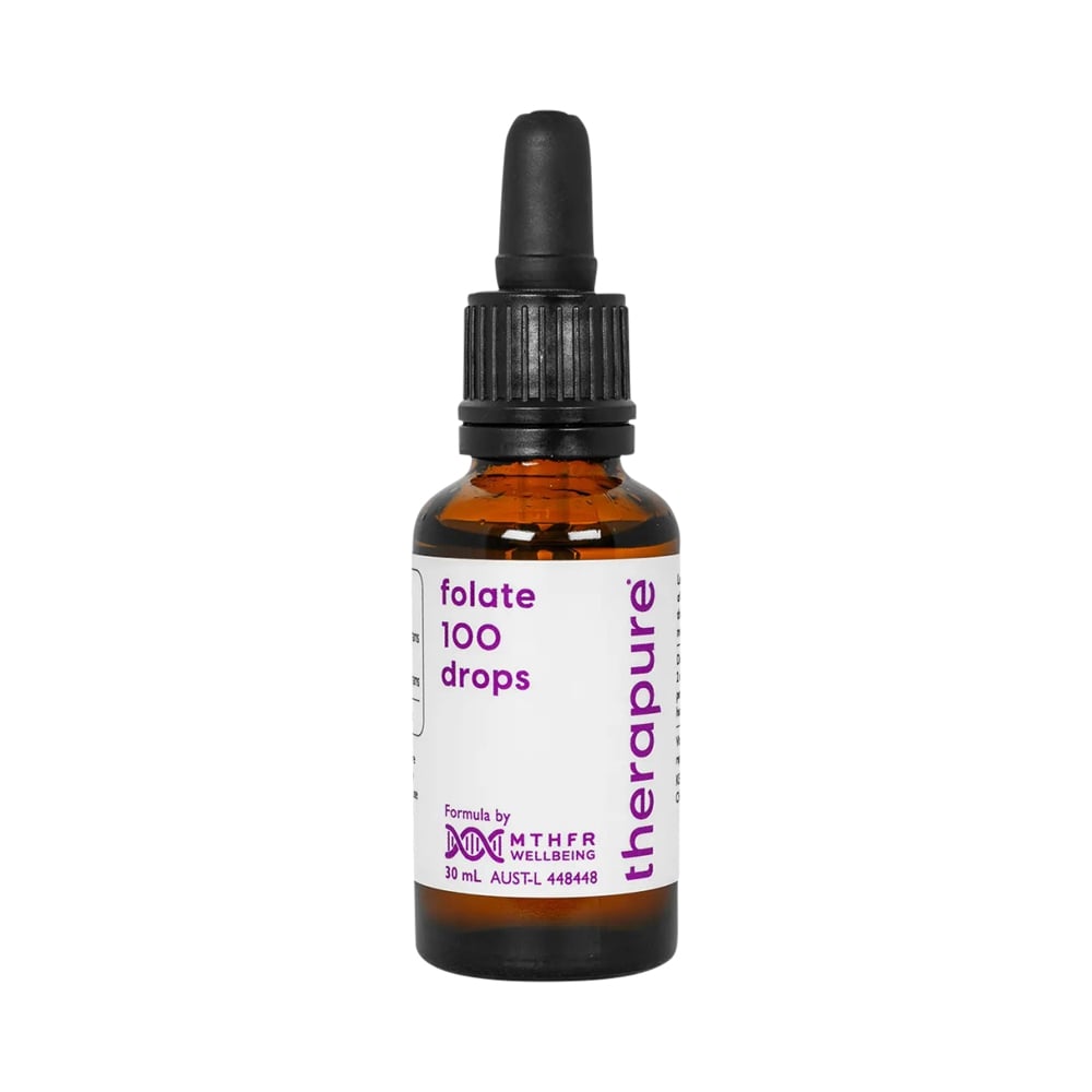 THERAPURE BY MTHFR WELLBEING FOLATE 100 DROPS 30ML