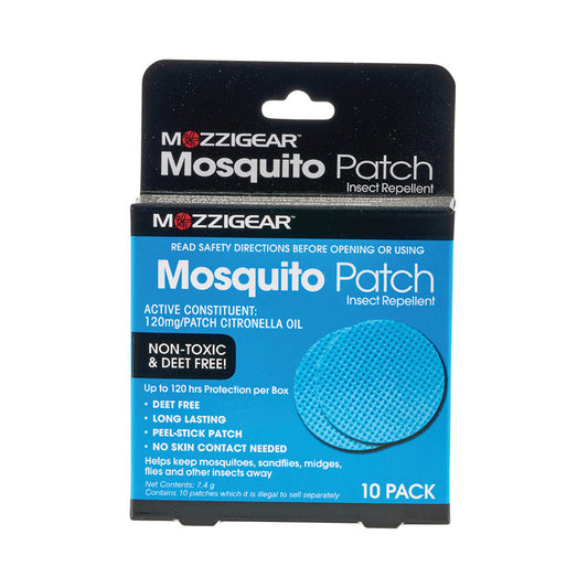 MOZZIGEAR MOSQUITO PATCH X 10 PACK