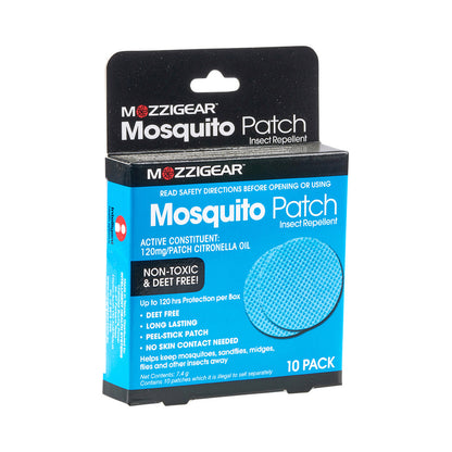 MOZZIGEAR MOSQUITO PATCH X 10 PACK