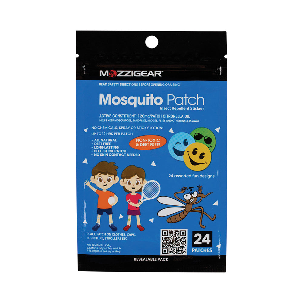 MOZZIGEAR MOSQUITO PATCH KIDS X 24 PACK