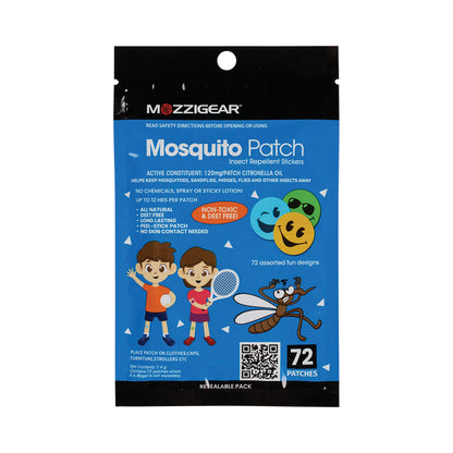 MOZZIGEAR MOSQUITO PATCH KIDS X 72 PACK
