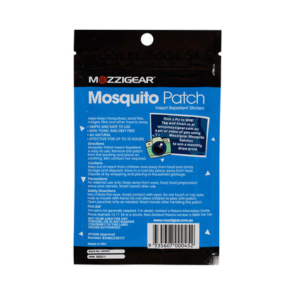 MOZZIGEAR MOSQUITO PATCH KIDS X 72 PACK