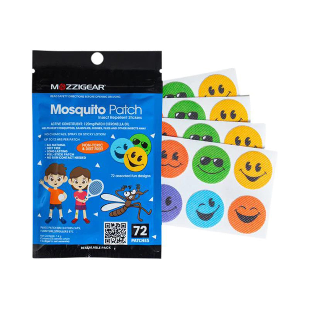 MOZZIGEAR MOSQUITO PATCH KIDS X 72 PACK
