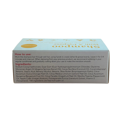 SHAMPOO WITH A PURPOSE COMBINED SHAMPOO & CONDITIONER BAR OIL CONTROL 135G