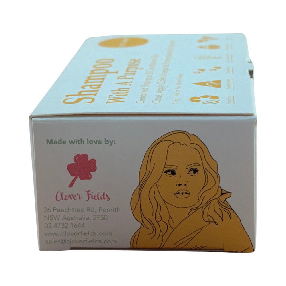 SHAMPOO WITH A PURPOSE COMBINED SHAMPOO & CONDITIONER BAR OIL CONTROL 135G