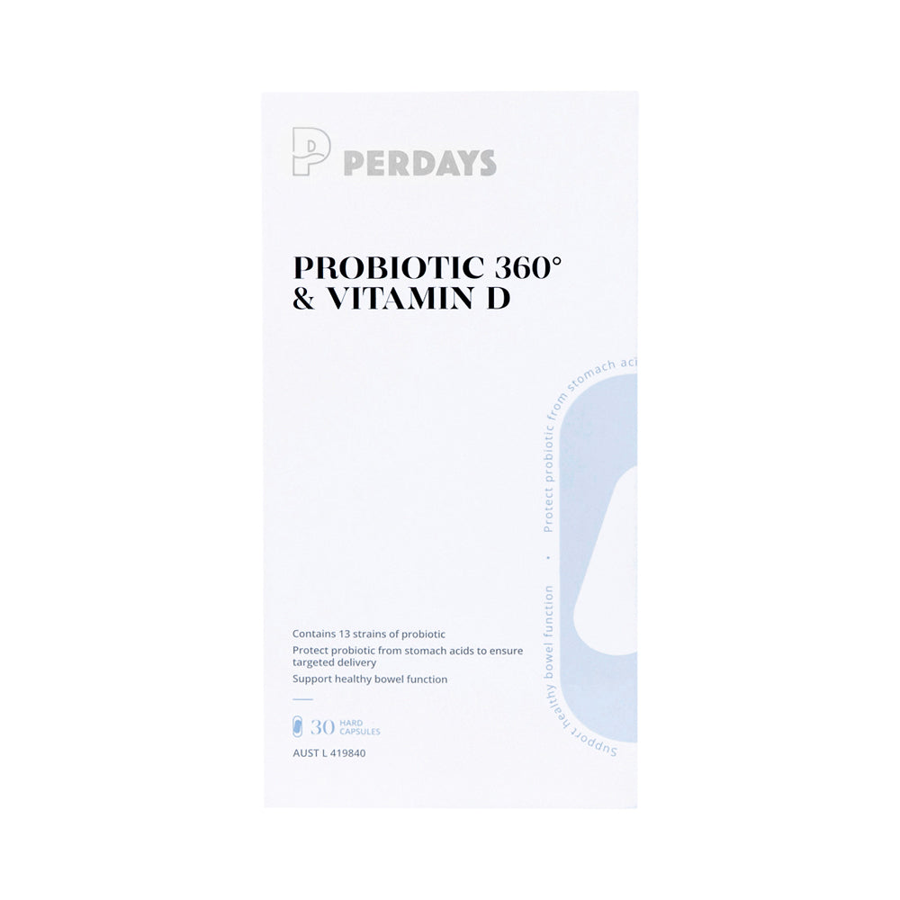 PERDAYS PROBIOTIC 360 & VITAMIN D 30C