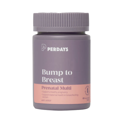 PERDAYS BUMP TO BREAST PRENATAL MULTI 60T
