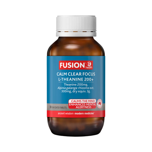 FUSION HEALTH CALM CLEAR FOCUS L-THEANINE 200+ 30T