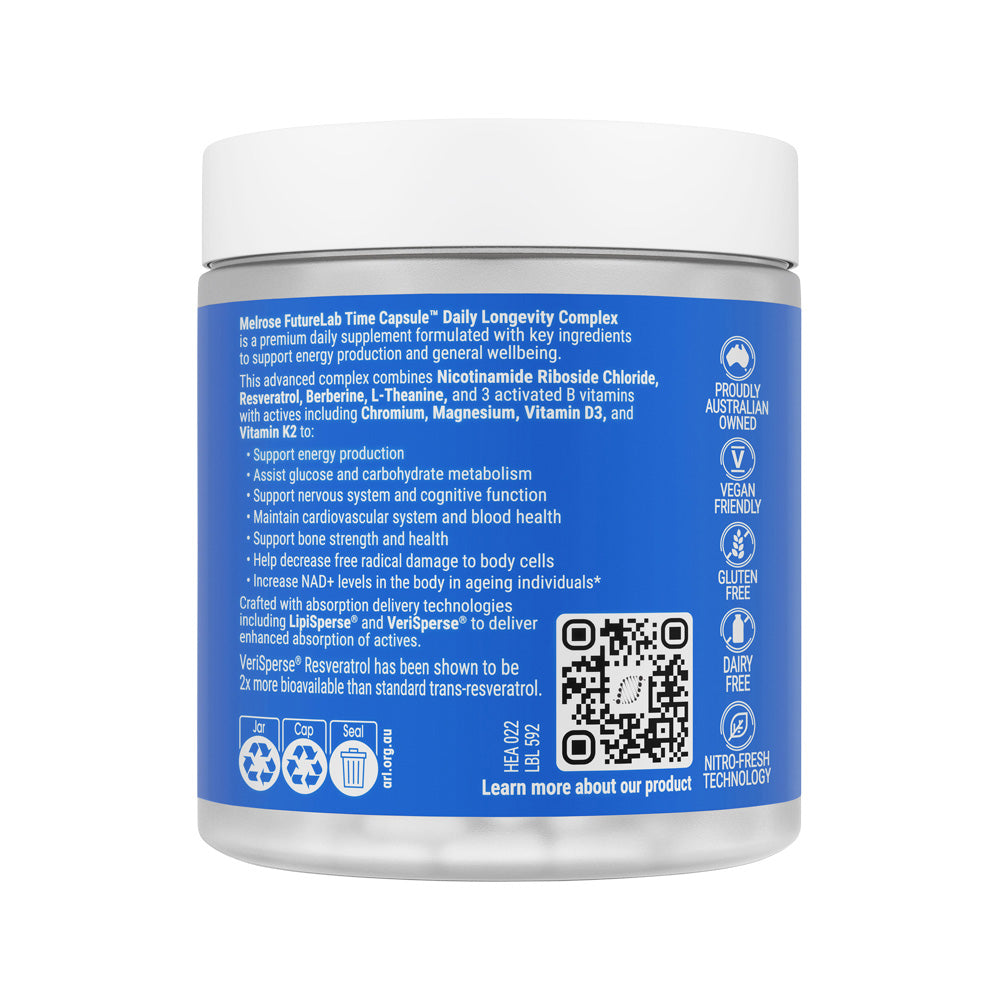 MELROSE FUTURELAB TIME CAPSULE DAILY LONGEVITY COMPLEX 90VC