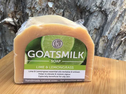 Goat's Milk Soap Lime & Lemongrass 140g