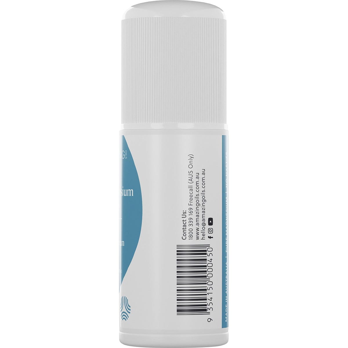 AMAZING OILS Magnesium Daily Gel - Pure Magnesium Gel Roll-On 60ml