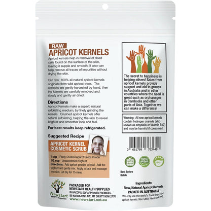 APRICARE Apricot Kernels - Raw 500g