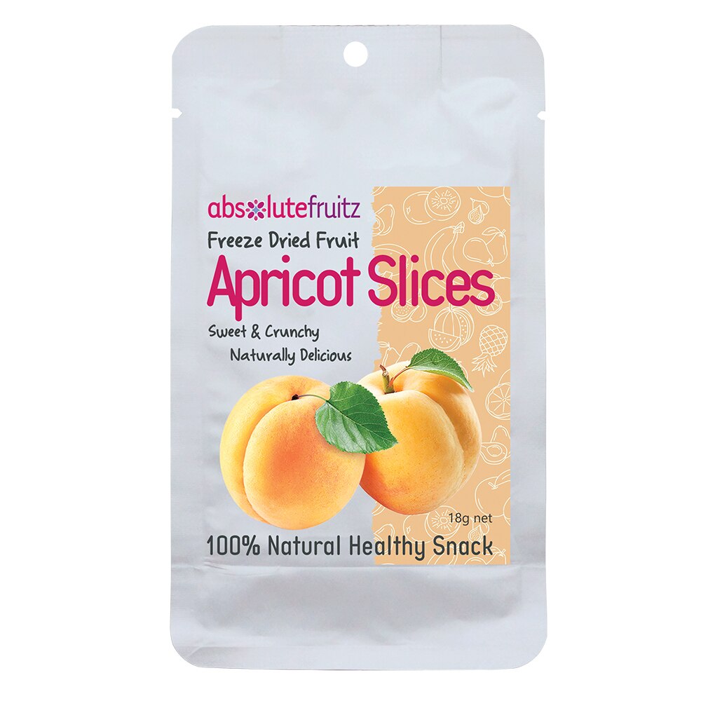 AbsoluteFruitz Freeze Dried Apricot Slices 18g