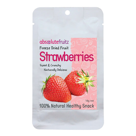AbsoluteFruitz Freeze Dried Whole Strawberries 18g