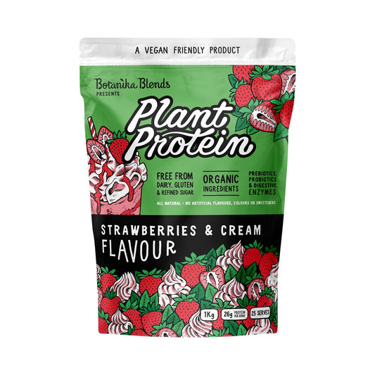 BOTANIKA BLENDS PLANT PROTEIN STRAWBERRIES & CREAM 1KG