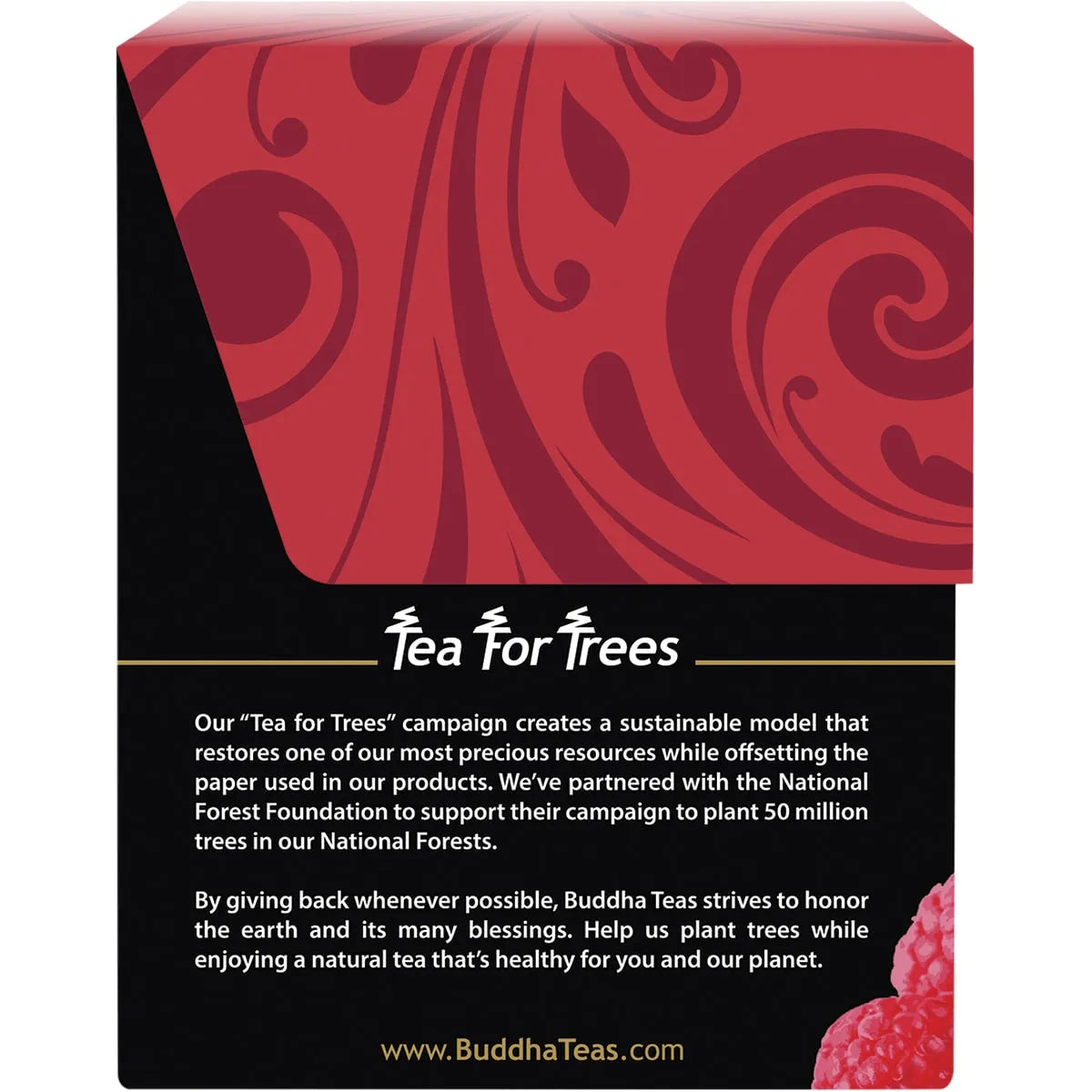 Buddha Teas	Organic Herbal Tea Bags Raspberry Leaf Tea 18pk