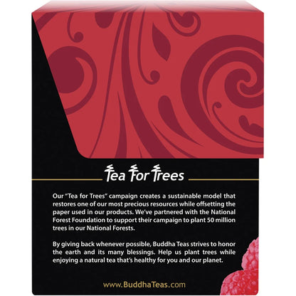 Buddha Teas	Organic Herbal Tea Bags Raspberry Leaf Tea 18pk