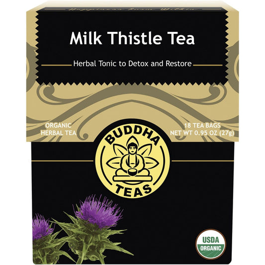 Buddha Teas	Organic Herbal Tea Bags Milk Thistle Tea	18pk