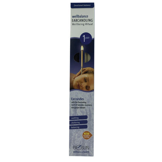 Biosun Ear Candles Fragranced Wellbalance Ritual Lavender & Rosemary 1 Pair