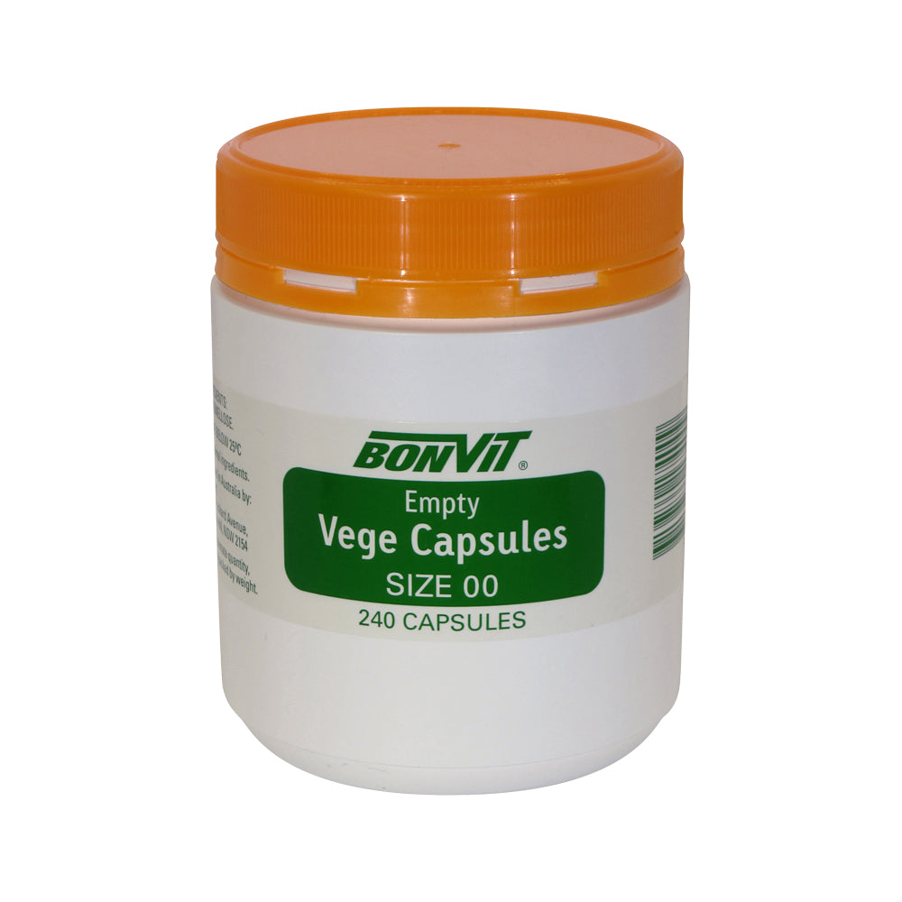 Bonvit Empty Vege Capsules Size '00' 240c
