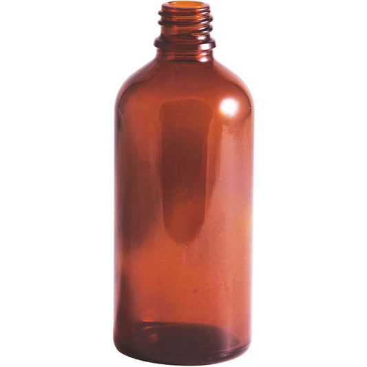 Bottle Plastic Amber 200ml (24mm neck diameter) (single)