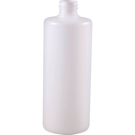 Bottle Plastic (white opaque) 500ml (28mm neck diameter) (single)