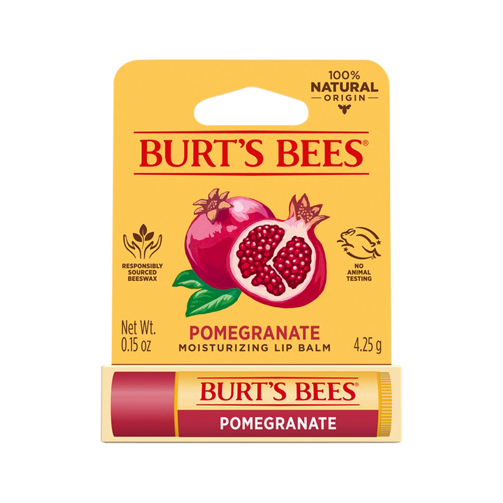 Burt's Bees Moisturising Lip Balm Pomegranate 4.25g