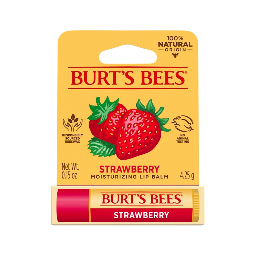 Burt's Bees Moisturising Lip Balm Strawberry 4.25g