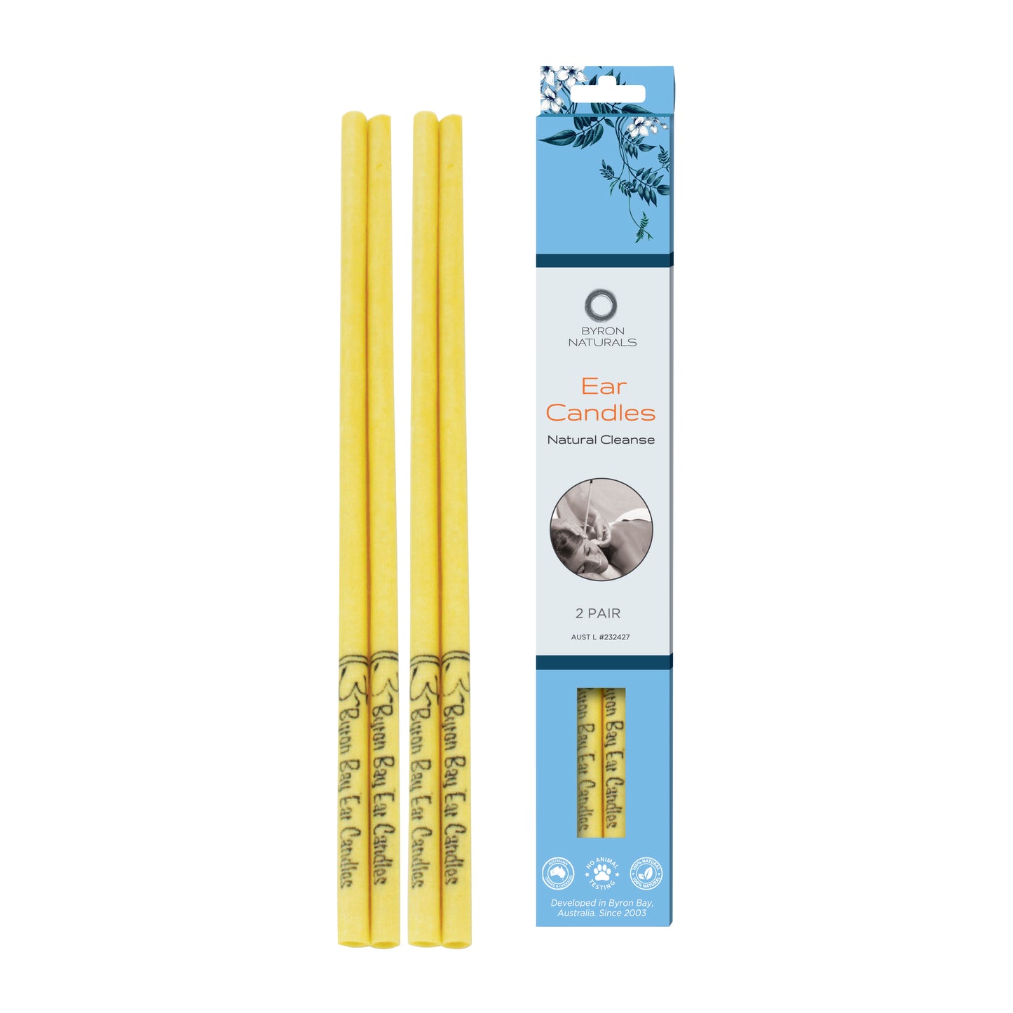 Byron Naturals Ear Candles 2 Pairs