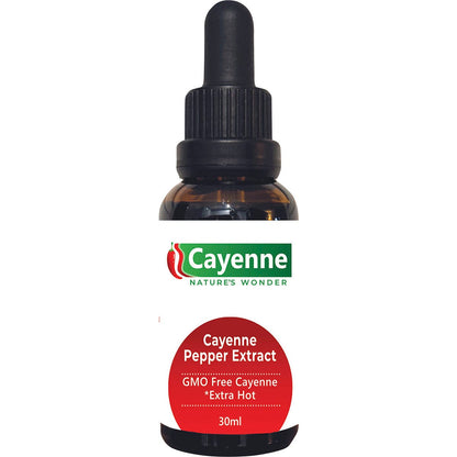 Cayenne Nature's Wonder	Cayenne Pepper Extract with dropper 30ml