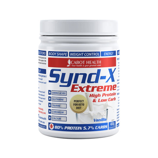 Cabot Health Synd-X Extreme (High Protein & Low Carb) Vanilla 400g