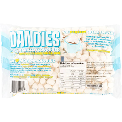 Dandies	Vegan Vanilla Marshmallows Mini Size 283g