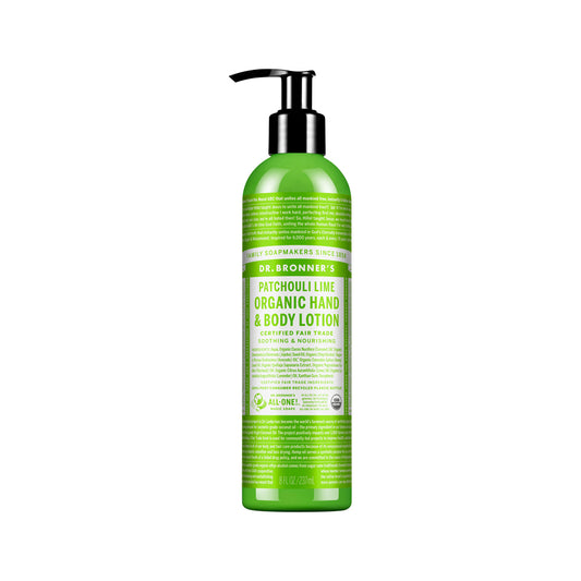 Dr. Bronner's Organic Hand & Body Lotion Patchouli Lime 237ml