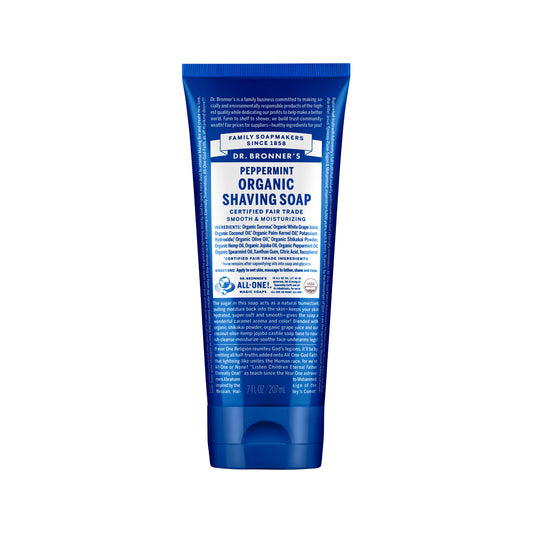 Dr. Bronner's Organic Shaving Soap Peppermint 207ml