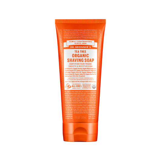 Dr. Bronner's Organic Shaving Soap Tea Tree 207ml