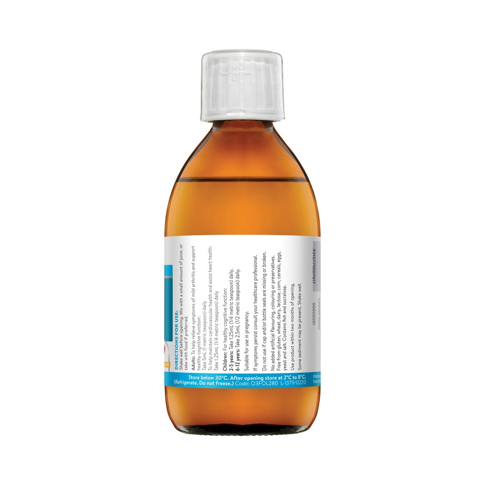 ETHICAL NUTRIENTS HGH STRENGTH OMEGA-3 FRUIT PUNCH ORAL LIQUID 280ML