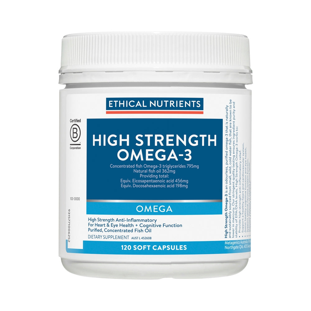 ETHICAL NUTRIENTS HIGH STRENGTH OMEGA-3 120C