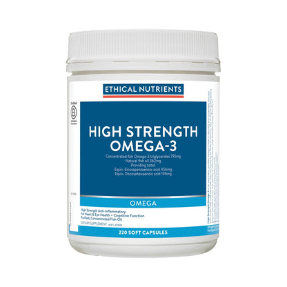 ETHICAL NUTRIENTS HIGH STRENGTH OMEGA-3 220C