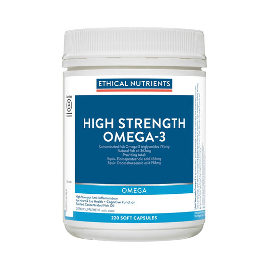 ETHICAL NUTRIENTS HIGH STRENGTH OMEGA-3 220C