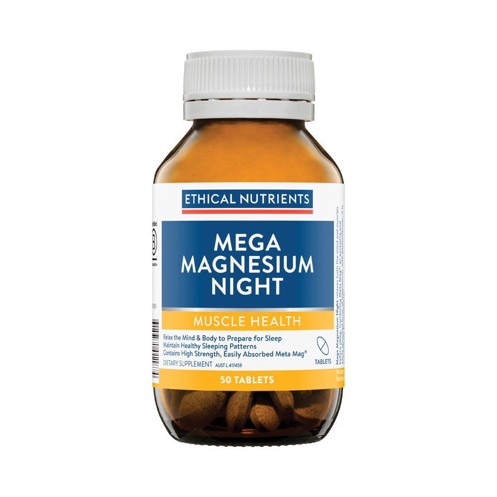 ETHICAL NUTRIENTS MEGA MAGNESIUM NIGHT 50T