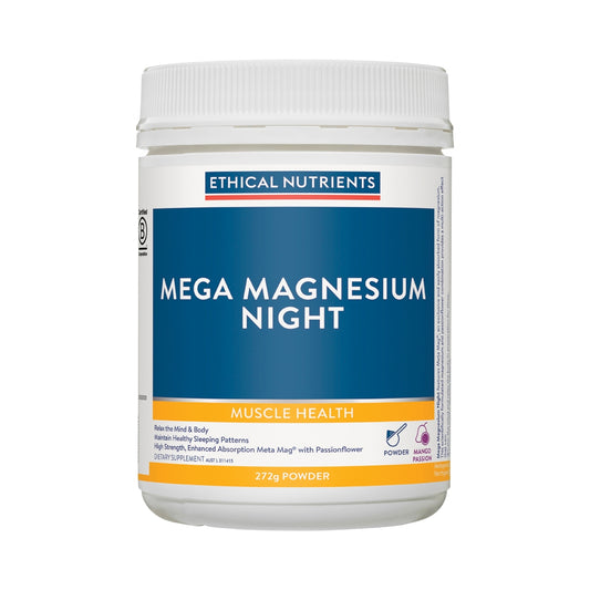 ETHICAL NUTRIENTS MEGA MAGNESIUM NIGHT MANGO PASSION 272G