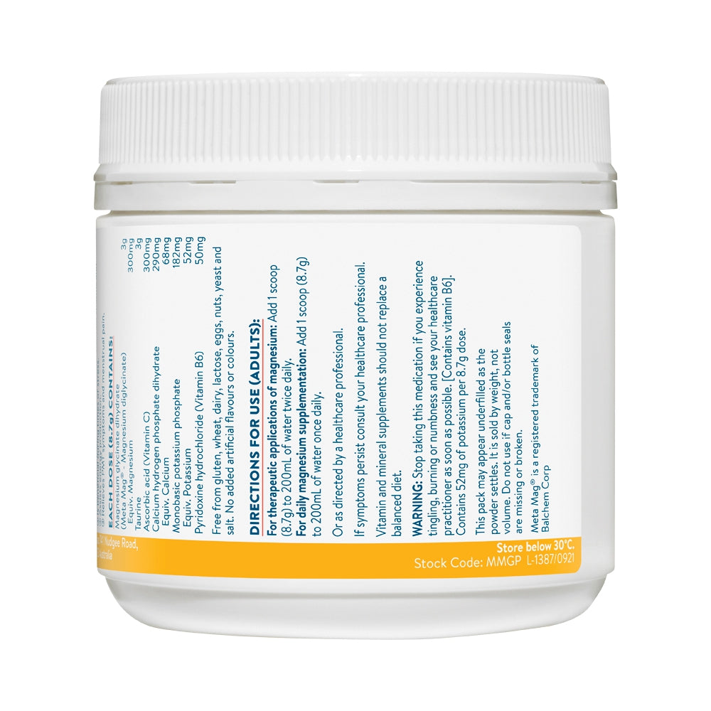 ETHICAL NUTRIENTS MEGA MAGNESIUM POWDER RASPBERRY 200G